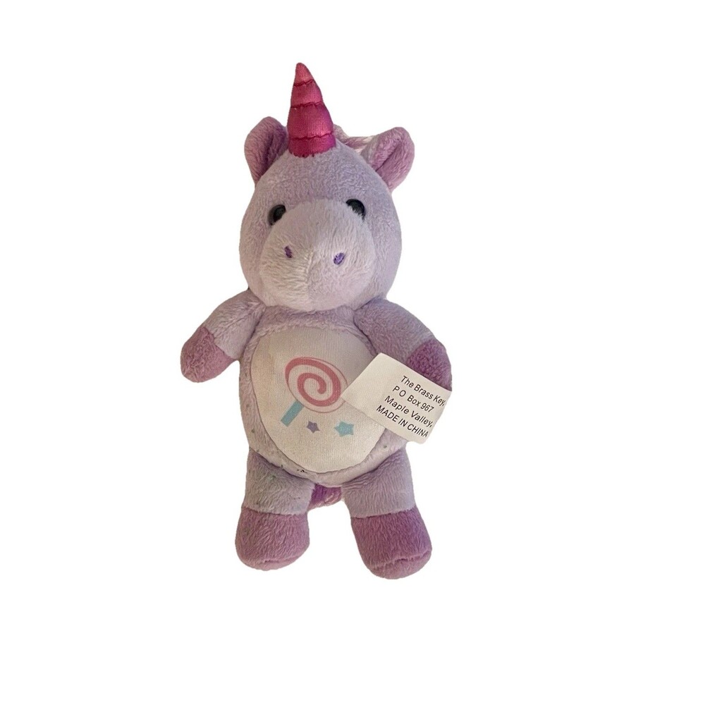The Brass Key, Inc 6 in Purple Unicorn Stuffie Squishmellow